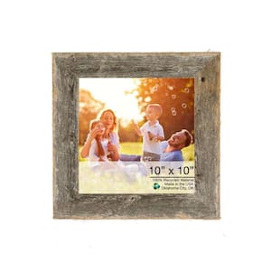 Victoria 10 in. W. x 10 in. Weathered Gray Picture Frame