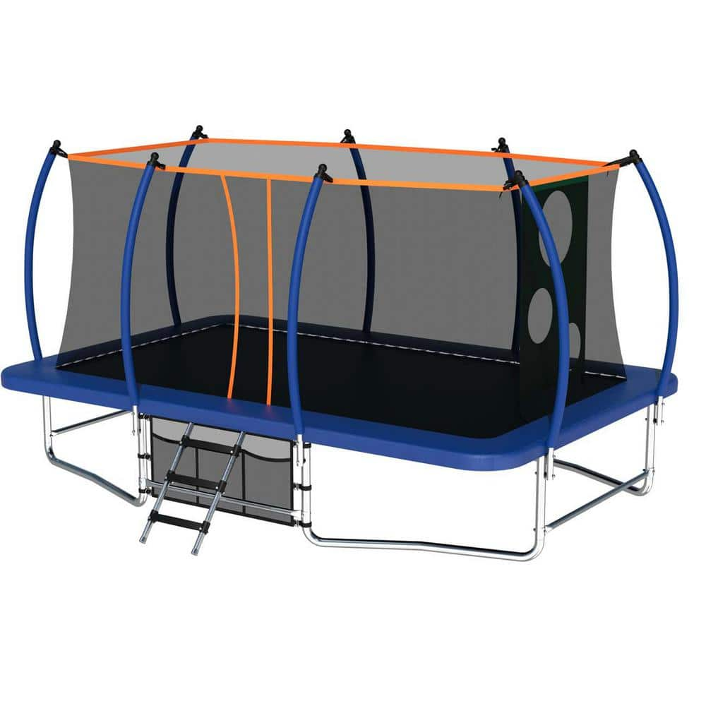 10 Ft. X 16 Ft. Outdoor Square Trampolines For Kids & Adult Long ...