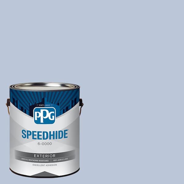 SPEEDHIDE 1 gal. Blue Opal PPG1166-3 Semi-Gloss Exterior Paint