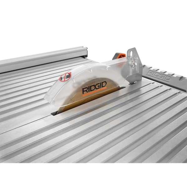 RIDGID 6.5 Amp in. Blade Corded Table Top Wet Tile Saw R4021 The Home  Depot