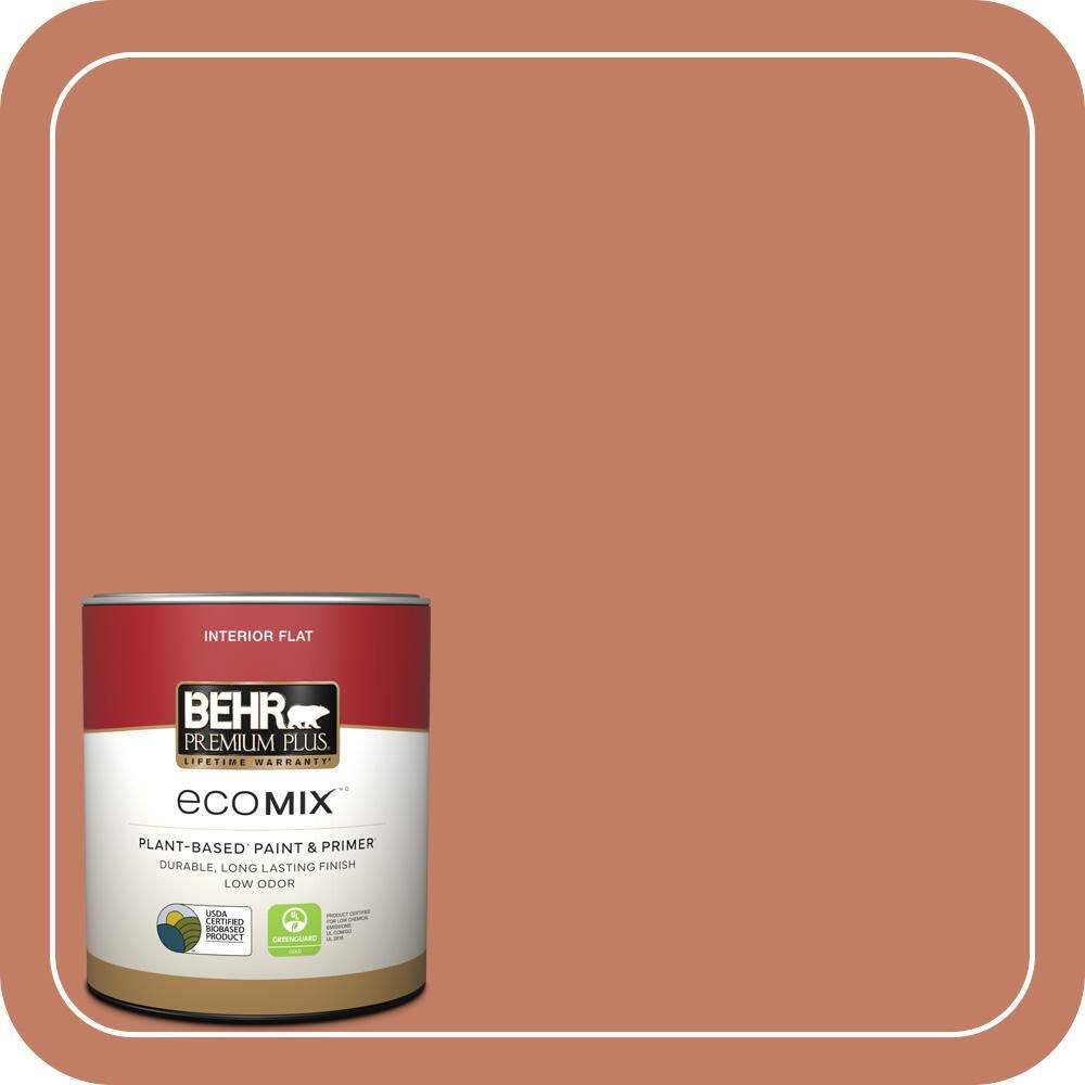 1 qt. #220D-6 Miami Spice Flat EcoMix Plant-Based Interior Paint & Primer price history on PriceWatchPro