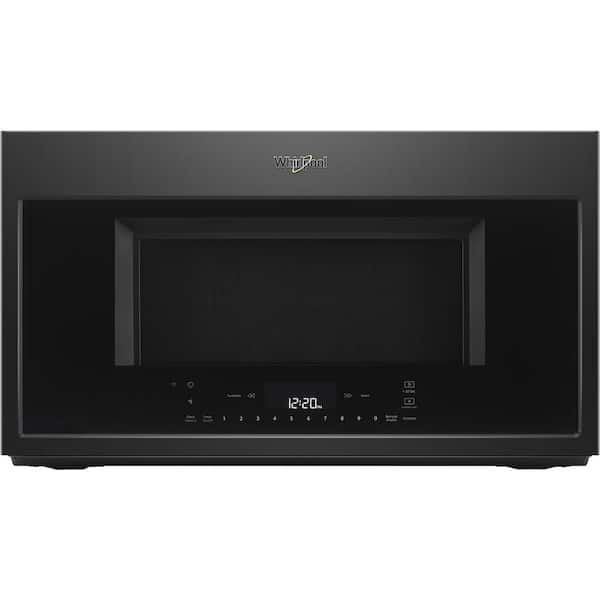 Whirlpool 1.9 cu. ft. Smart Over the Range Convection Microwave in Black with Scan-to-Cook Technology