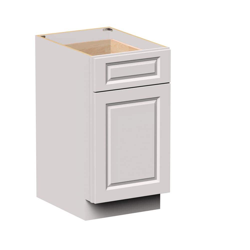 "Raised Panel 18"" W x 24"" D x 34.5"" H Wood Frame Ready to Assemble Waste Basket Base Kitchen Cabinet in Glacier White" price history on PriceWatchPro