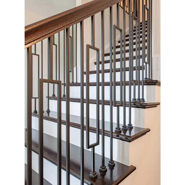 Stair Railing S11 Wrought Iron Balusters Set Of 10 Decorative Metal Deck Balusters Single 1166309 Stair Railing S11 Wrought Iron Balusters Set Of 10 Decorative Metal Deck Balusters Single 1166309