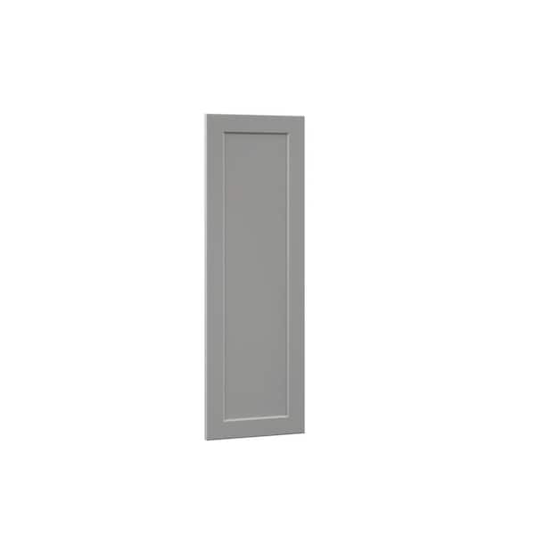 Designer Series 0.75x36x12 in. Melvern Decorative End Panel in Heron Gray