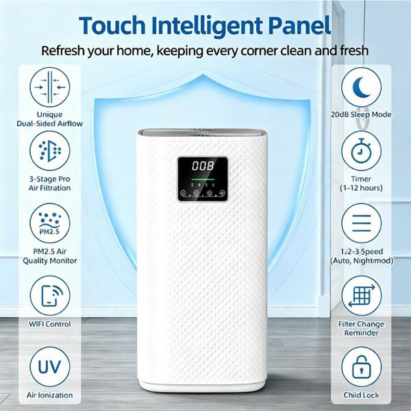 air purifier to remove cigarette odor T600 DLX Sleep better with ultra Edendirect 3,000 sq. ft. H13