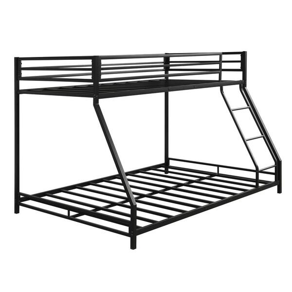 Qualfurn Simoneau Black Twin Over Full, Your Zone Premium Twin Over Full Bunk Bed