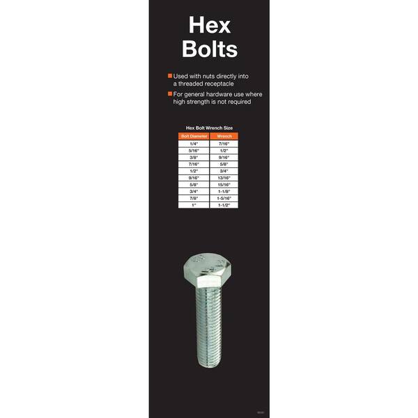 Everbilt 3/4 in.-10 x 6 in. Zinc Plated Hex Bolt (15-Pack) 801260