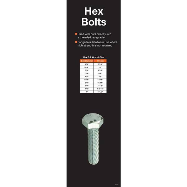 Everbilt 1/2 in.-13 x in. Stainless Steel Hex Bolt (5-Pack) 812530 The  Home Depot