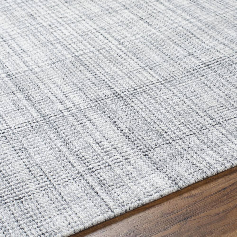 Sammy Slate Plaid Hand-Woven Black and Gray Wool Rug