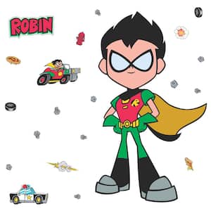 Red and Green and Yellow Teen Titans Go! Robin Giant Wall Decals