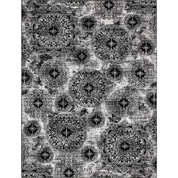 Unique Loom Sofia Grand Black 9' 0 x 12' 0 Area Rug
