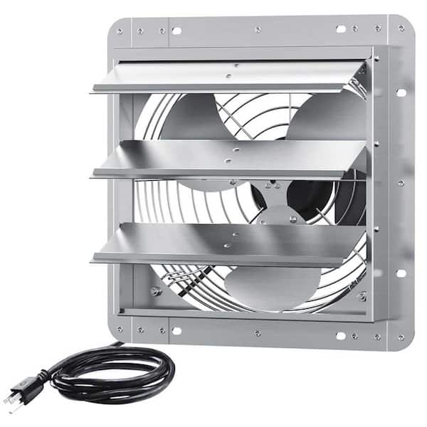 2678 CFM 18 in. Aluminum Electric Powered Wall Mounted Exhaust Fan High Speed Automatic Shutter Attic/Vent Fan