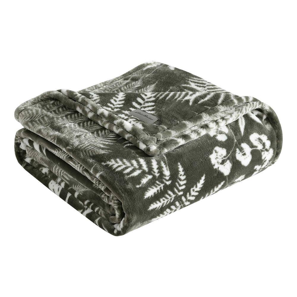 Full Green Fleece Reversible Lightweight Blanket