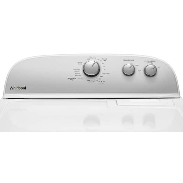 Whirlpool - 7.0 cu. ft. 240-Volt White Electric vented Dryer with AUTODRY Drying System