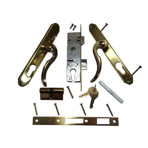 BP IL550 Slimline Double Cylinder Brass and Gold Lockset