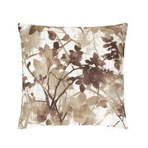 Tranquil 18 in. Square Throw Pillow - Tan - 1 Pillow