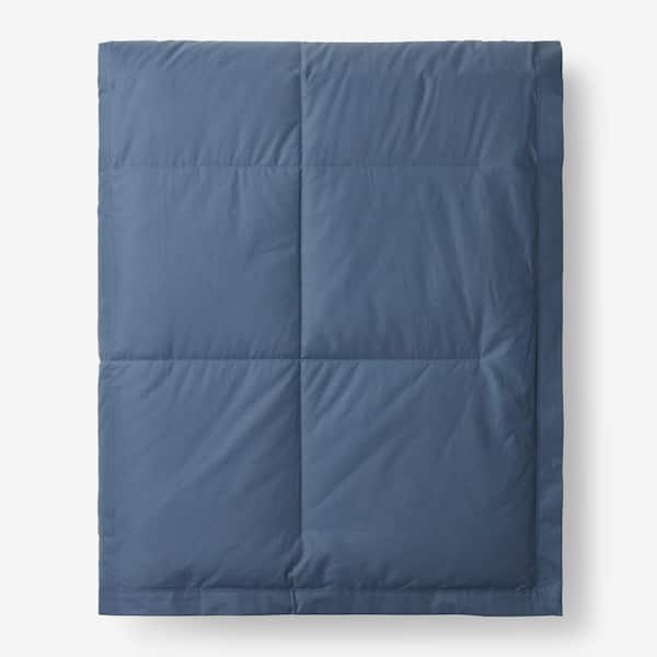 LaCrosse Down Smoke Blue Cotton Full/Queen Blanket