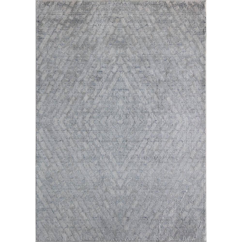 Rugs America Juliette Romeo Misty Gray Abstract Vintage 8 ft. x 10 ft