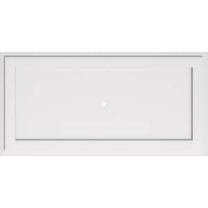40 in. W x 20 in. H x 1 in. ID x 1 in. P Rectangle Architectural Grade PVC Contemporary Ceiling Medallion