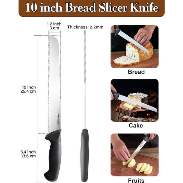 10 Serrated Bread Knife