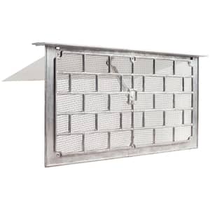 Grill Style 16 in. x 8 in. Aluminum Foundation Vent with Lintel (Carton of 12)