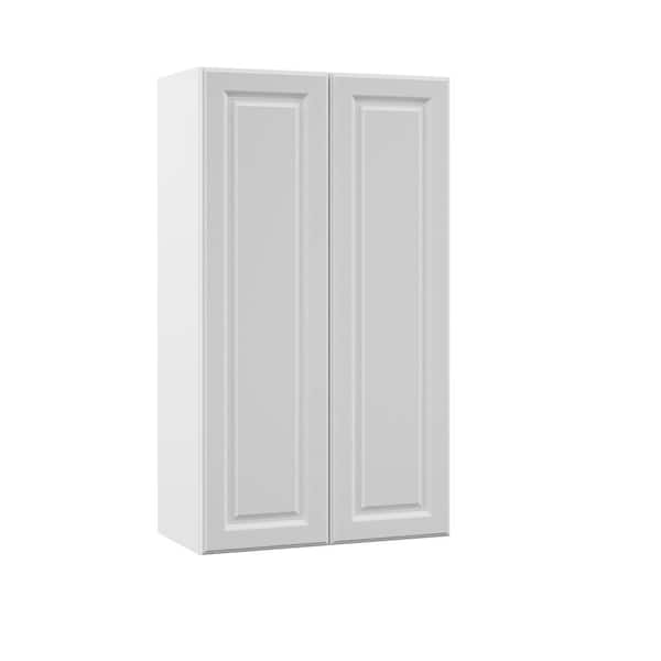 Hampton Bay Designer Series Elgin Assembled 24x42x12 in. Wall Kitchen Cabinet in White