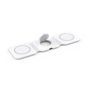 3-in-1 Wireless Folding Magnetic Travel Charging Station Compatible for Multiple Devices Apple
