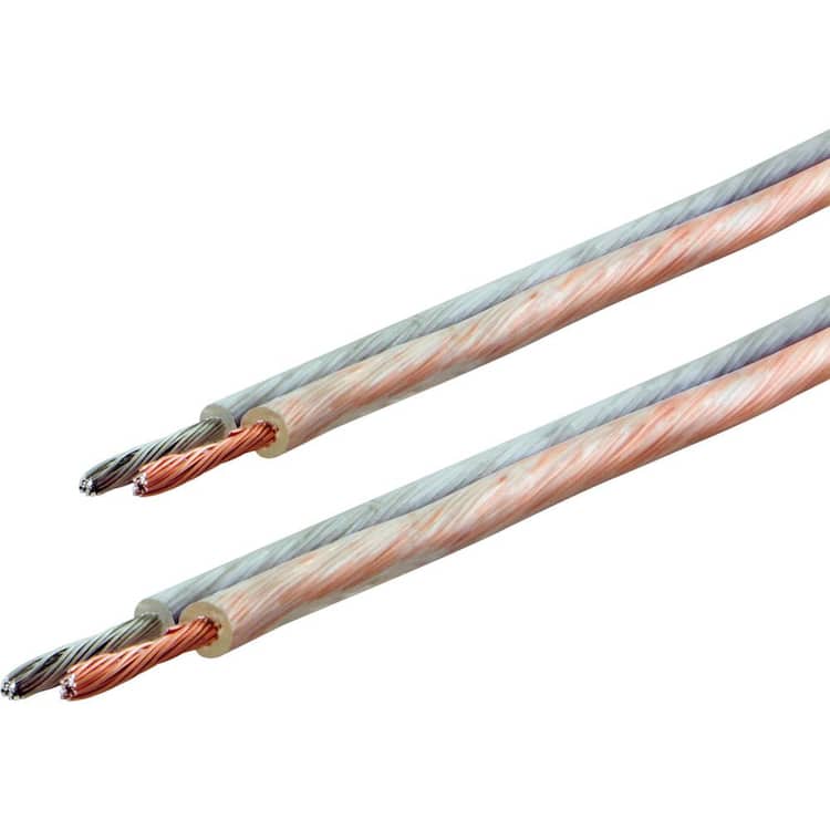 GE 50 ft. Universal Direct Speaker Wire in Clear Jacket