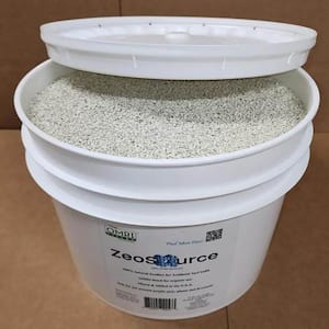 ZeoSource Crushed Natural Zeolite for Artificial Turf Infill 25 lbs. reusable bucket