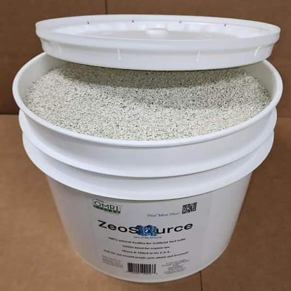Unbranded ZeoSource Crushed Natural Zeolite for Artificial Turf Infill 25 lbs. reusable bucket