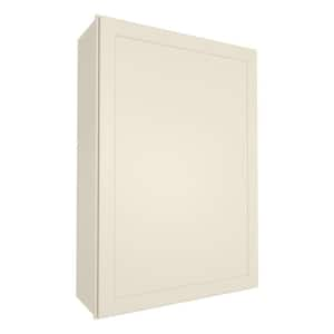 18-in W X 12-in D X 42-in H in Shaker Antique White Plywood Ready to Assemble Wall Kitchen Cabinet