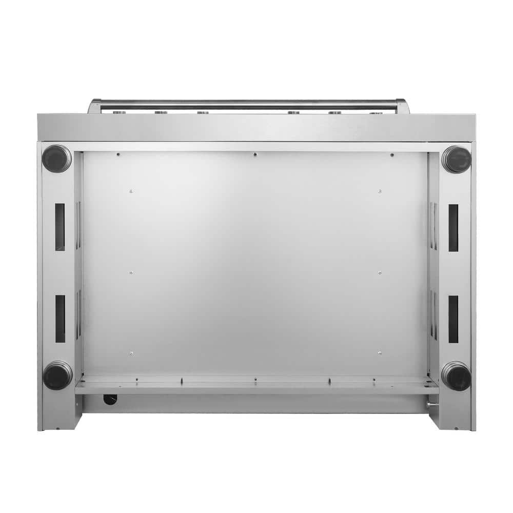 36" Stainless Steel Electric Convection Range with Ceramic Glass Cooktop
