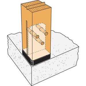 6x6 - Simpson Strong-Tie - Post Bases - Post Brackets - The Home Depot