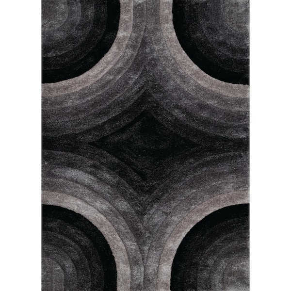 United Weavers Finesse Astral Black 1 ft. 10 in. x 3 ft. Accent Rug