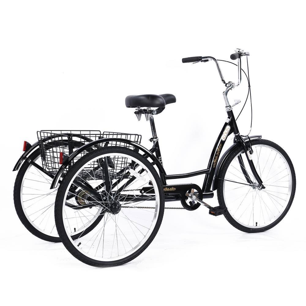 Zeus & Ruta 26 in. European Adult Tricycles 3 Wheel W/Installation ...