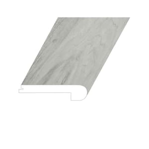 Silva Ashen Bay 1 in. Thick x 4.5 in. Wide x 94.5 in. Length Vinyl Flush Stair Nose Molding