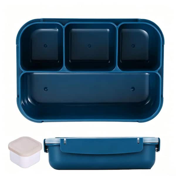 Wudkey 40 Oz Navy Bento Box Adult Lunch Bag, Containers for Adults