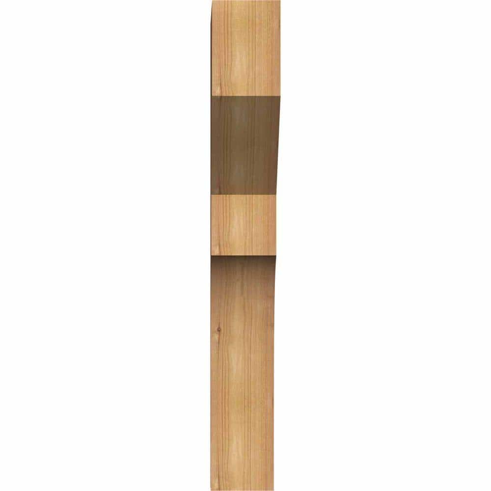 26" Western Red Cedar Smooth Rustic Corbel