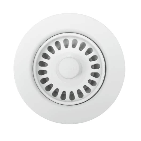 Blanco 3.5 in. Decorative Sink Waste Flange in White