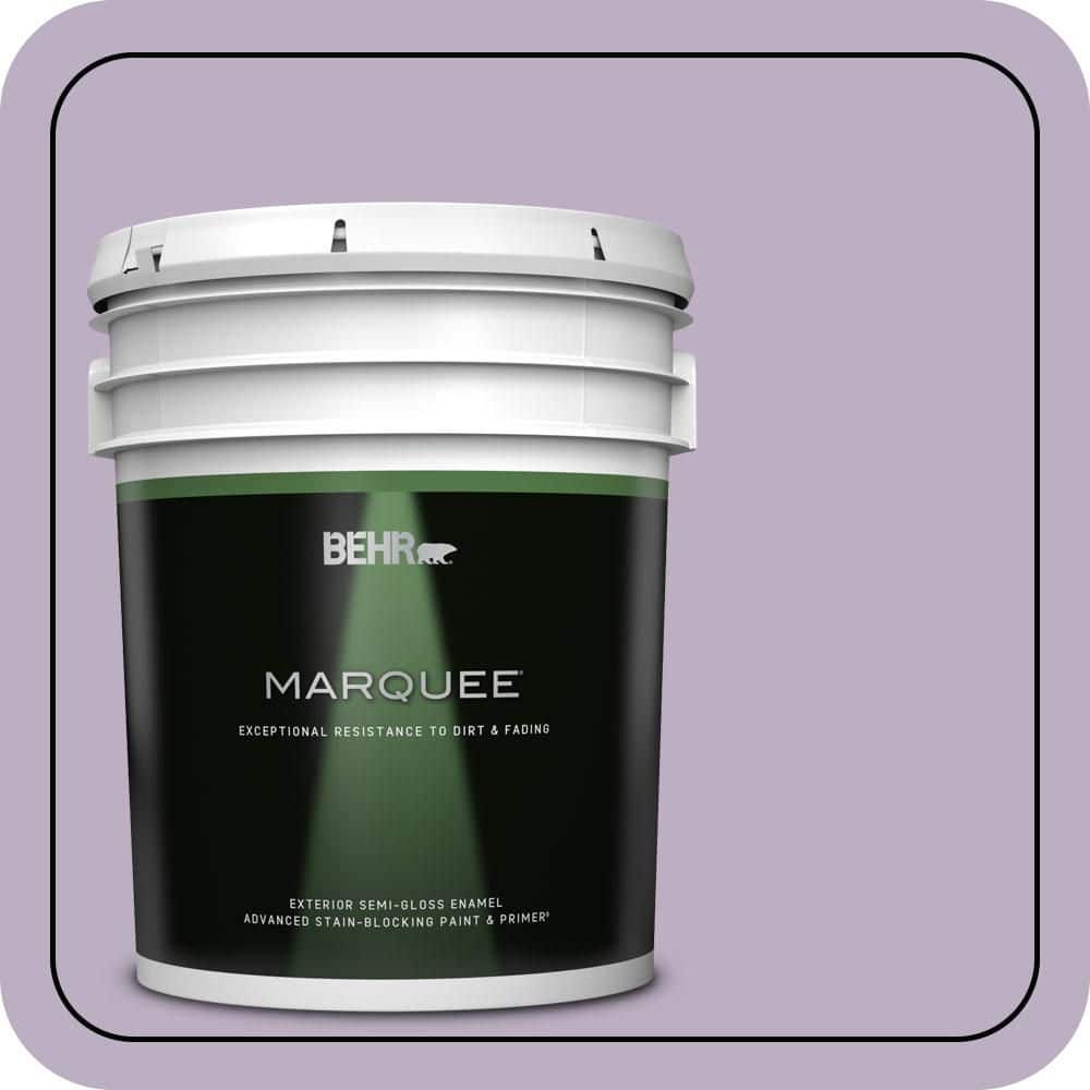 5 gal. #S100-3 Courtly Purple Semi-Gloss Enamel Exterior Paint & Primer price history on PriceWatchPro