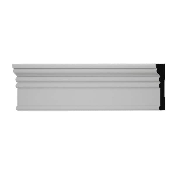 Ekena Millwork MRB3 0.69 in. D x 3.25 in. W x 6 in. L Wood (Finger-Joint Pine) Casing Sample