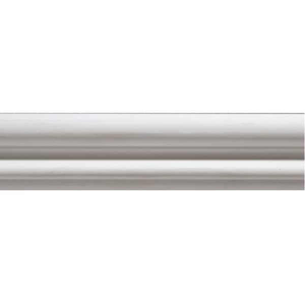 OML43G-8FT 0.563 in. D x 1.75 in. W x 96 in. L Primed White Hardwood Chair Rail Moulding
