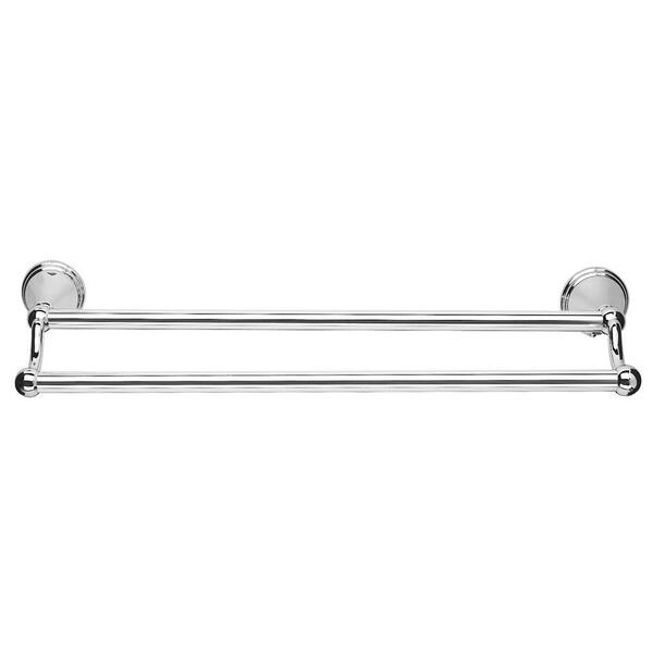 Croydex Westminster 20 in. Double Towel Bar in Chrome