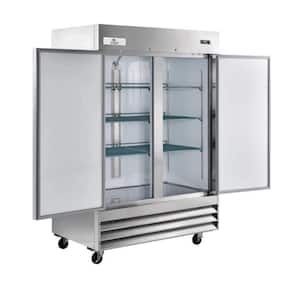 48 cu. ft. Auto Defrost Reach In Commercial Freezer in Stainless
