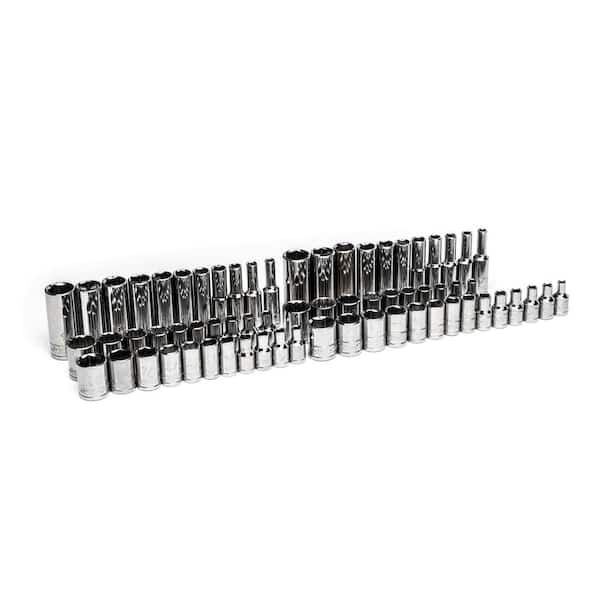 Husky 1/4 in. x 3/8 in. and 1/2 in. Accessory and Socket Set (219