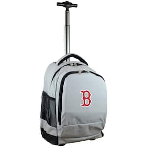 MLB Boston Red Sox 19 in. Gray Wheeled Premium Backpack