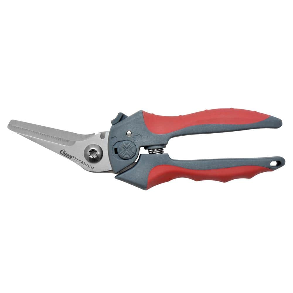 Clauss 8 in. Titanium Bent Snip 19556 - The Home Depot