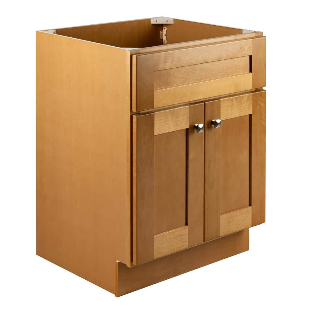 Modern Birch 24-Inch Freestanding Bathroom Vanity Cabinet