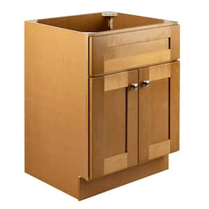 Brookings Plywood 24 in. W x 21 in. D 2-Door Shaker Style Bath Vanity Cabinet Only in Birch (Ready to Assemble)